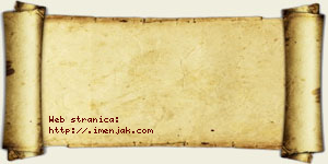 Jana Vrzić vizit kartica